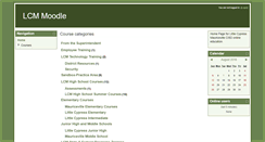 Desktop Screenshot of moodle.lcmcisd.org