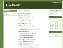 Tablet Screenshot of moodle.lcmcisd.org